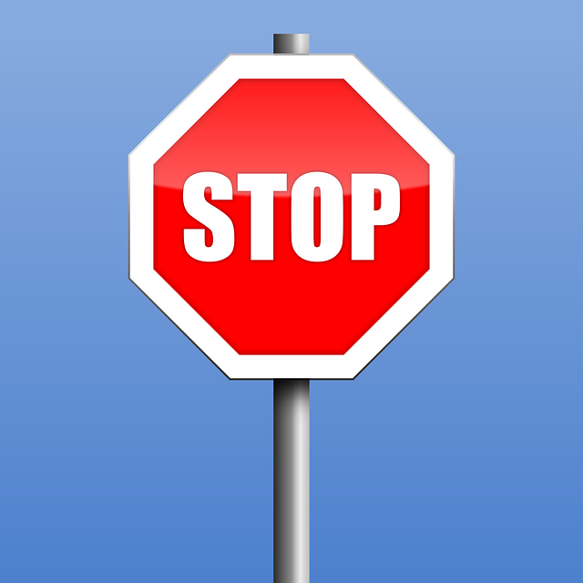 A stop sign.